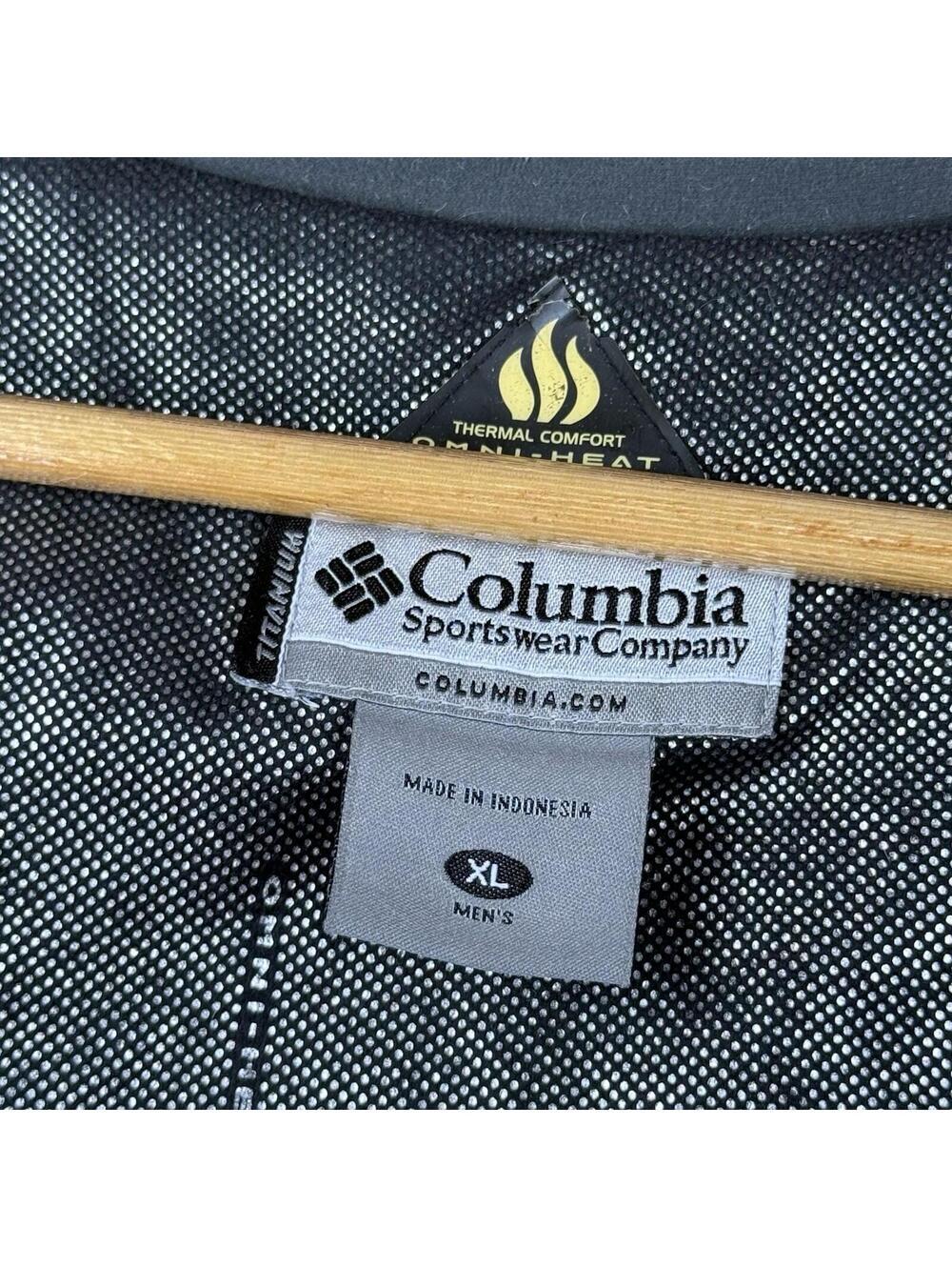 Columbia Titanium Omni Heat Jacket Wool Blend Full Zip Fleece Hybrid Men Size XL - Picture 3 of 11